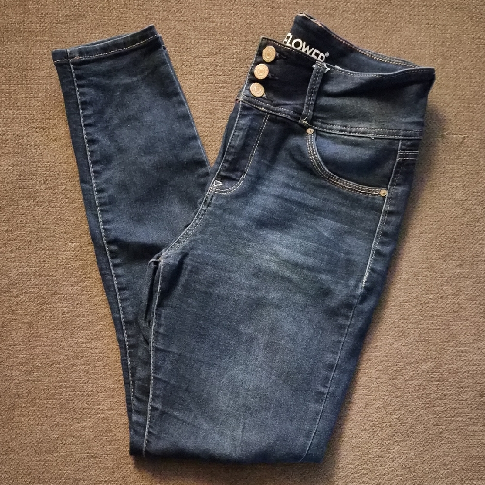 Wallflower High Rise Dark Blue Jeans